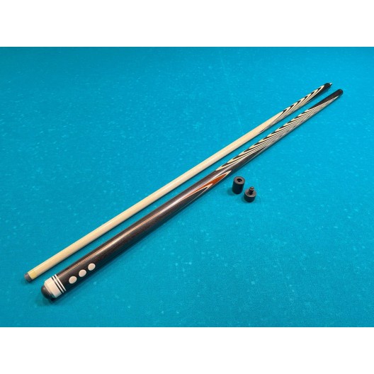 Більярдний кий ручної роботи Класик 6+10 чорний граб