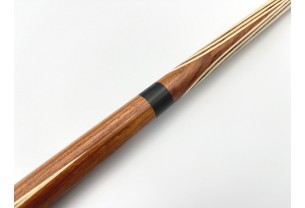 Бильярдный кий ручной работы Олимп напряжённый запил, палисандр с удлинителем