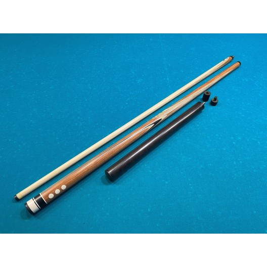 Бильярдный кий ручной работы Олимп напряжённый запил, палисандр с удлинителем