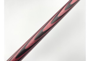 Більярдний кий Класик 4+6 чорний граб, амарант зі вставкою на турняку