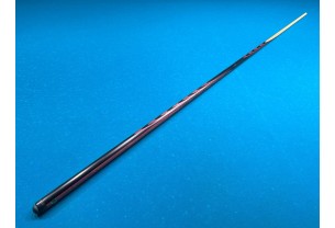 Більярдний кий Класик 4+6 чорний граб, амарант зі вставкою на турняку