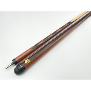 Бильярдный кий Классик 4+6 сукупира, чёрный граб со вставкой на турняке