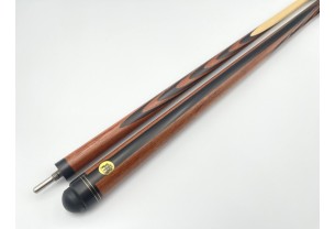 Бильярдный кий Классик 4+6 сукупира, чёрный граб со вставкой на турняке