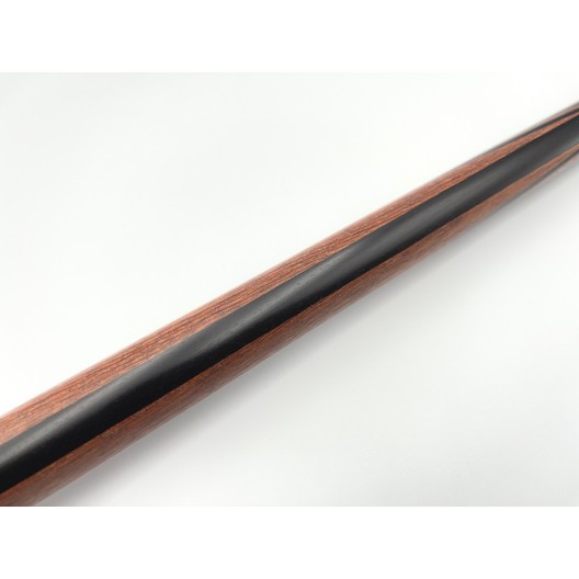 Бильярдный кий Классик 4+6 сукупира, чёрный граб со вставкой на турняке