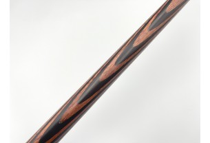 Бильярдный кий Классик 4+6 сукупира, чёрный граб со вставкой на турняке