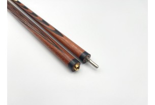 Бильярдный кий Классик 4+6 сукупира, чёрный граб со вставкой на турняке