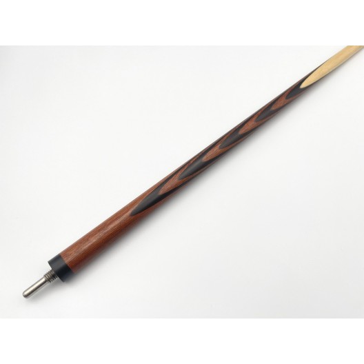 Бильярдный кий Классик 4+6 сукупира, чёрный граб со вставкой на турняке