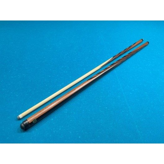 Бильярдный кий Классик 4+6 сукупира, чёрный граб со вставкой на турняке