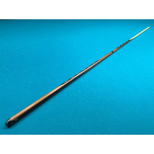 Бильярдный кий Классик 4+6 сукупира, чёрный граб со вставкой на турняке