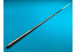 Бильярдный кий Классик 4+6 сукупира, чёрный граб со вставкой на турняке