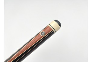 Більярдний кий ручної роботи Класик 3+3 венге, чорний граб, довгий запив