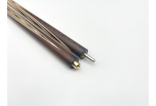 Більярдний кий ручної роботи Класик 3+3 венге, чорний граб, довгий запив