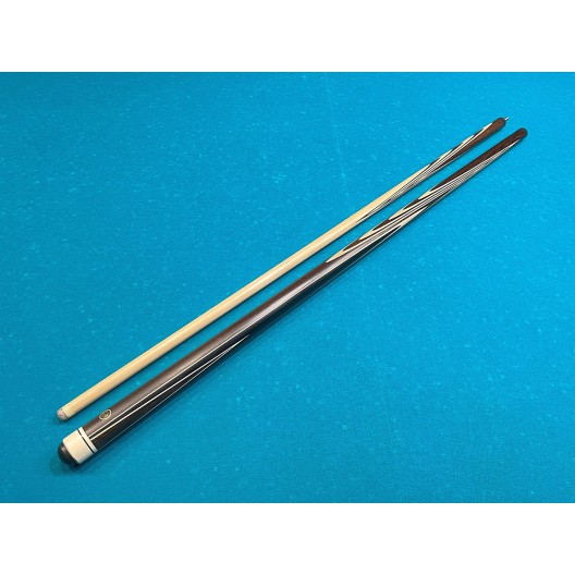 Більярдний кий ручної роботи Класик 3+3 венге, чорний граб, довгий запив