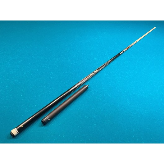 Більярдний кий ручної роботи Корона-Бумеранг ебен, кокоболо з подовжувачем