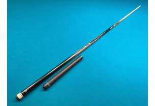 Більярдний кий ручної роботи Корона-Бумеранг ебен, кокоболо з подовжувачем