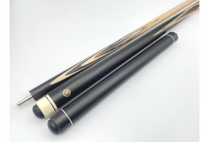 Більярдний кий ручної роботи Корона-Бумеранг ебен, кокоболо з подовжувачем