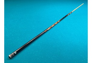 Бильярдный кий Классик 3+4 чёрный граб, паддук трёхцветный