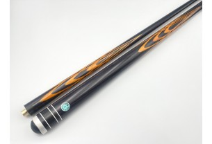 Більярдний кий Тюльпан чорний граб, білінга з чорним шафтом