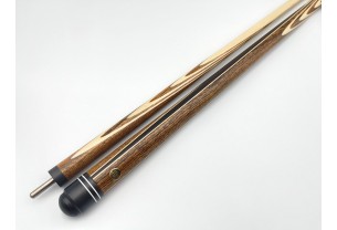 Більярдний кий ручної роботи Класик 3+3 бокоті, чорний граб, довгий запив