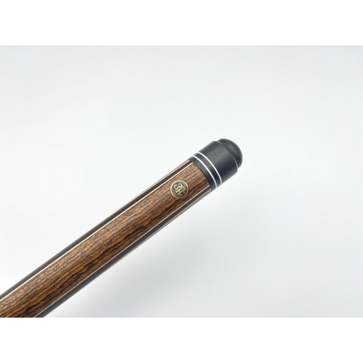 Більярдний кий ручної роботи Класик 3+3 бокоті, чорний граб, довгий запив