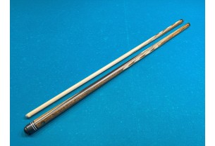 Більярдний кий ручної роботи Класик 3+3 бокоті, чорний граб, довгий запив