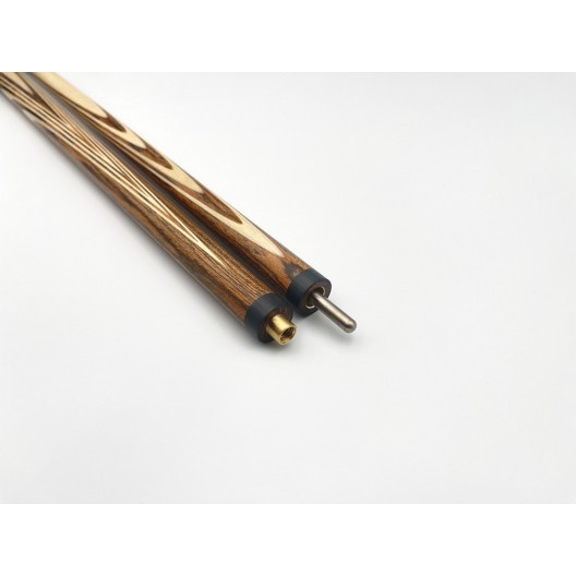 Більярдний кий ручної роботи Класик 3+3 бокоті, чорний граб, довгий запив