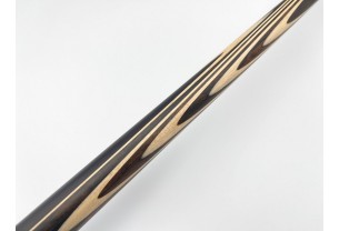 Більярдний кий ручної роботи Класик 3+3 зерикоте, чорний граб, довгий запив