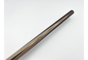 Більярдний кий ручної роботи Класик 3+3 зерикоте, чорний граб, довгий запив