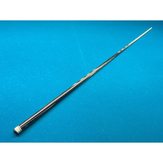 Більярдний кий ручної роботи Класик 3+3 зерикоте, чорний граб, довгий запив