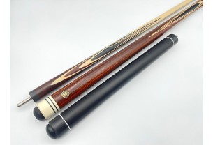 Більярдний кий ручної роботи Корона-Бумеранг кокоболо, ебен з подовжувачем