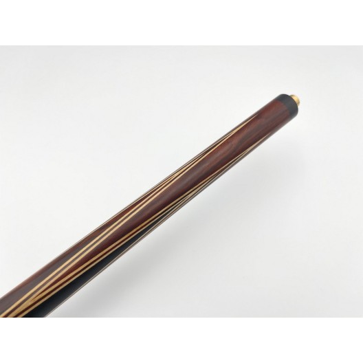 Більярдний кий ручної роботи Корона-Бумеранг кокоболо, ебен з подовжувачем