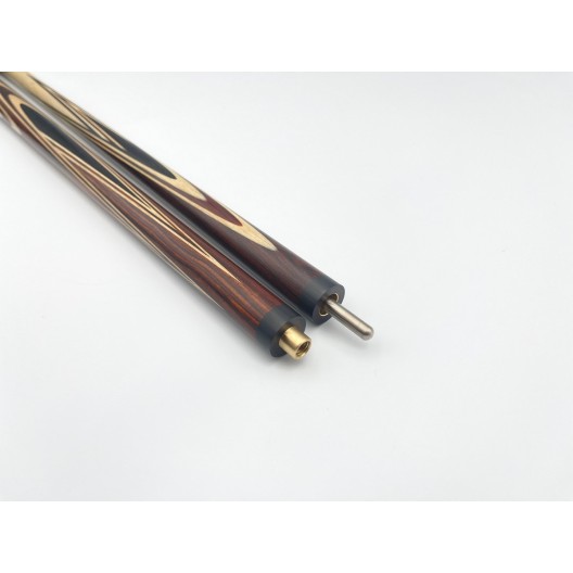 Більярдний кий ручної роботи Корона-Бумеранг кокоболо, ебен з подовжувачем