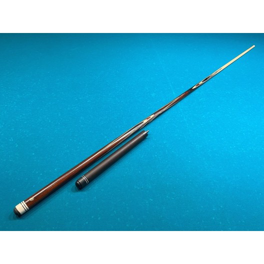 Більярдний кий ручної роботи Корона-Бумеранг кокоболо, ебен з подовжувачем