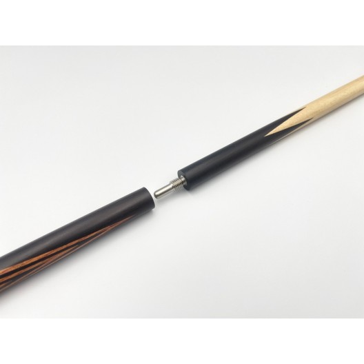 Бильярдный кий Классик 10 запилов чёрный граб, палисандр с насечкой, трёхсоставной