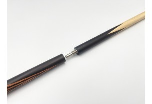 Бильярдный кий Классик 10 запилов чёрный граб, палисандр с насечкой, трёхсоставной