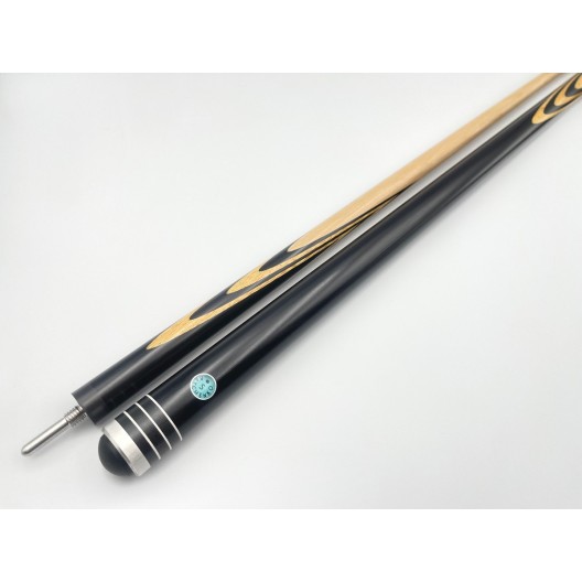 Бильярдный кий Классик 2+5 чёрный граб, мовинга