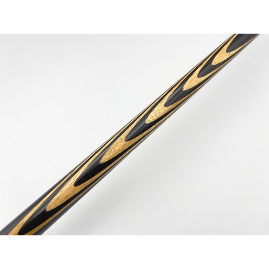 Бильярдный кий Классик 2+5 чёрный граб, мовинга