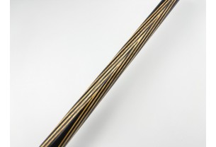 Бильярдный кий Классик 2+5 чёрный граб, мовинга