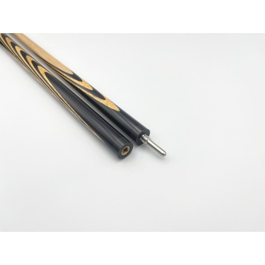 Бильярдный кий Классик 2+5 чёрный граб, мовинга