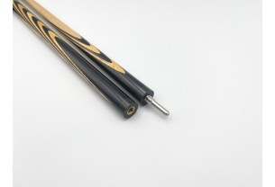 Бильярдный кий Классик 2+5 чёрный граб, мовинга