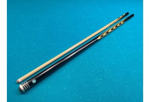 Бильярдный кий Классик 2+5 чёрный граб, мовинга