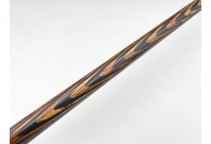 Бильярдный кий Классик 5+10 чёрный граб, зебрано