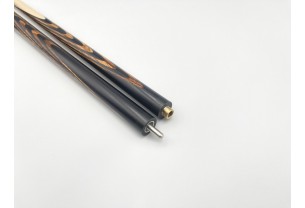 Бильярдный кий Классик 5+10 чёрный граб, зебрано