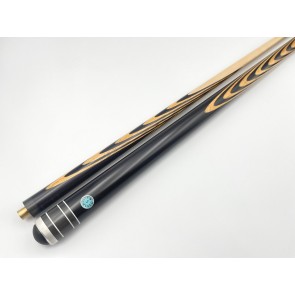 Бильярдный кий Классик 5+10 чёрный граб, мовинга