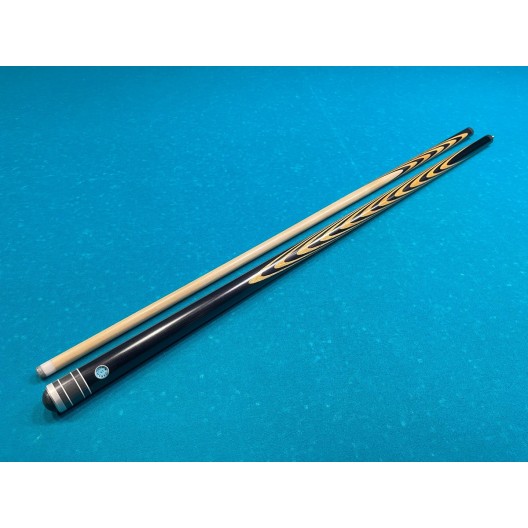 Більярдний кий Класик 5+10 чорний граб, мовінгу