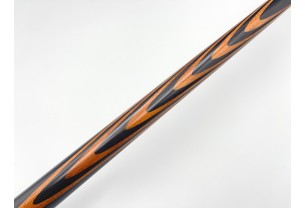 Бильярдный кий Классик 2+5 чёрный граб, белинга