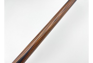 Бильярдный кий Классик 2+5 чёрный граб, белинга