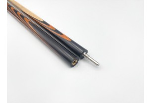 Бильярдный кий Классик 2+5 чёрный граб, белинга