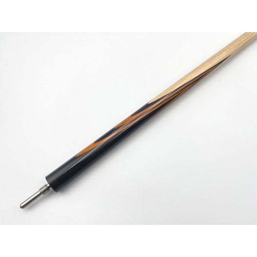 Бильярдный кий Классик 2+5 чёрный граб, белинга