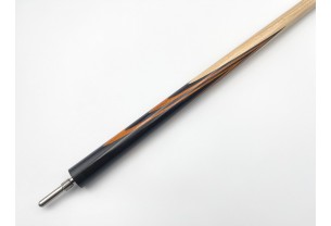 Бильярдный кий Классик 2+5 чёрный граб, белинга